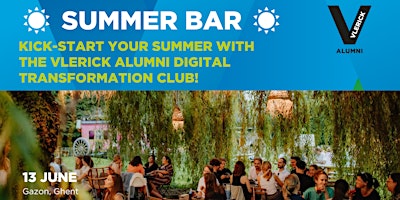Vlerick Alumni Digital Transformation Club - Summer Bar primary image