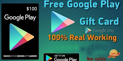 [New-UpDate] Free Google Play Gift Card Codes Generator 2024 primary image