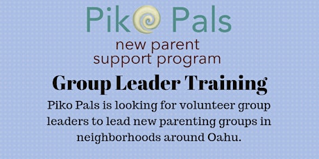 Piko Pals Group Leader Training - October 28th, 2019 primary image