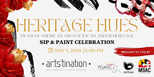 Imagen principal de Heritage Hues: An AAPI Sip & Paint Celebration