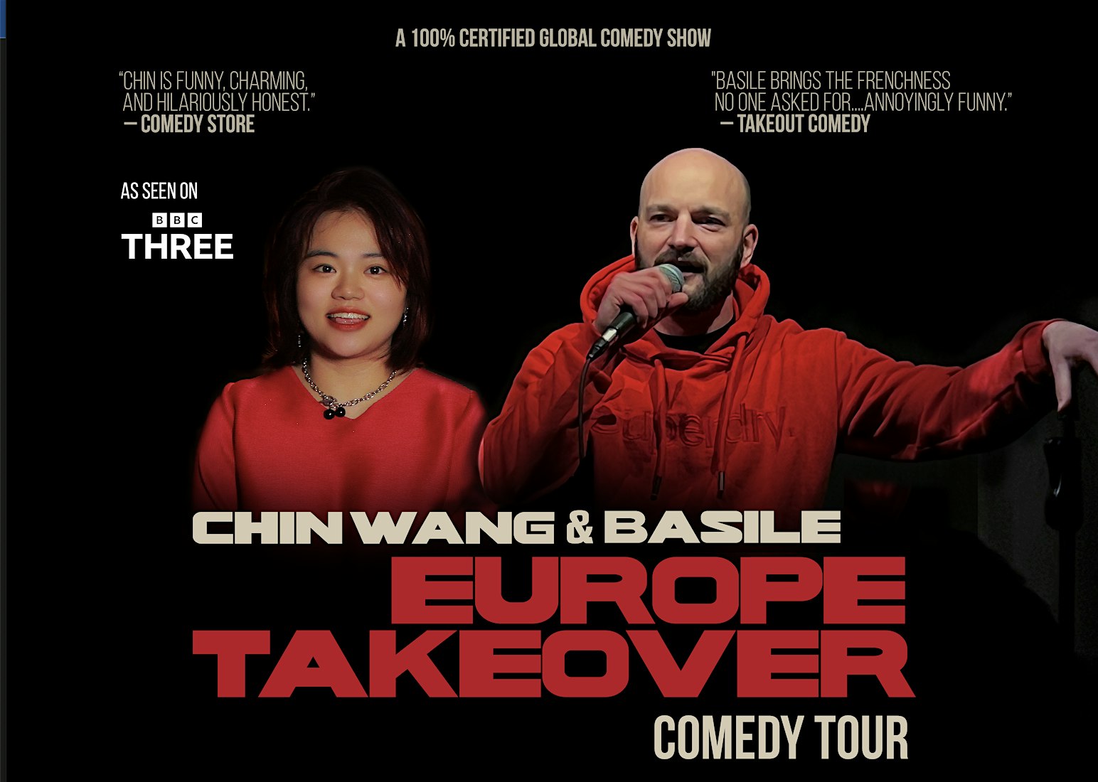 ENGLISH COMEDY SHOW: EUROPE TAKEOVER  (MADRID EDITION)