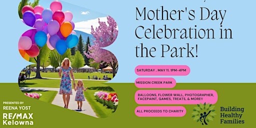 Primaire afbeelding van #ThankfulThursday Mothers Day Celebration in the Park Charity Event!