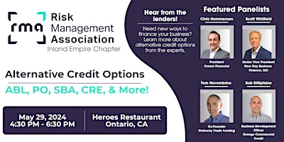 RMA IE Alternative Credit Options Panel primary image