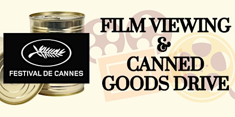 Film Viewing & Canned Goods Drive