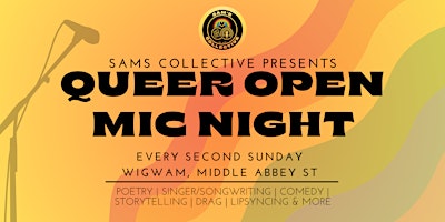 Primaire afbeelding van Sam's Collective: Queer Open Mic Night | PRIDE EDITION!!