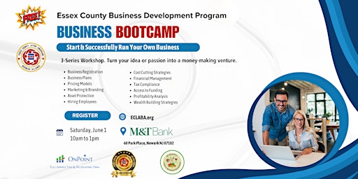 Hauptbild für Spring 2024 Business Bootcamp - FREE Workshop