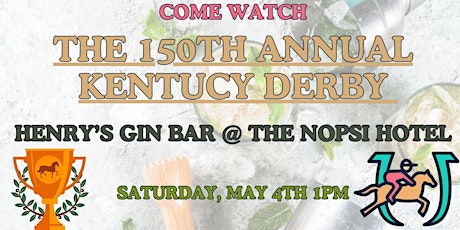 Derby Day at Henry's Gin Bar!