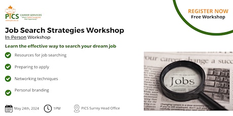 Job Search Strategies Workshop