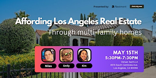 Imagen principal de Affording LA real estate through multi-family homes