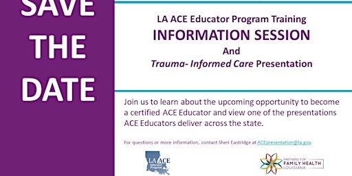 Louisiana ACE Educator Cohort Training Info Session Registration