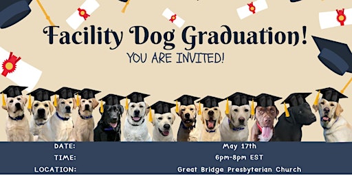 Imagem principal do evento Facility Dog Graduation