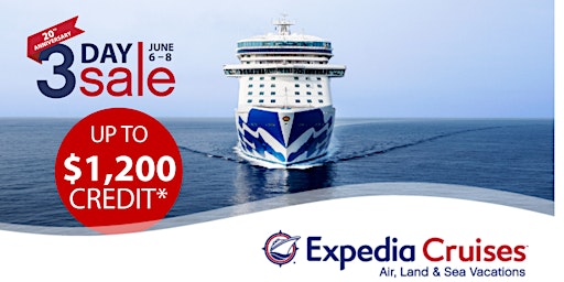 Imagem principal do evento Expedia Cruises Presents Princess 3 Day Sale