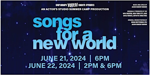 Image principale de Songs for a New World: SYT Actor's Studio Camp Production