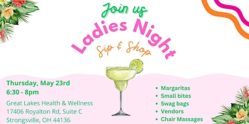 Imagem principal do evento Sip & Shop- Ladies Night