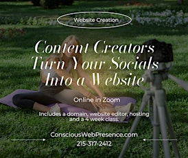 Content Creators - Turn Your Socials into a Website