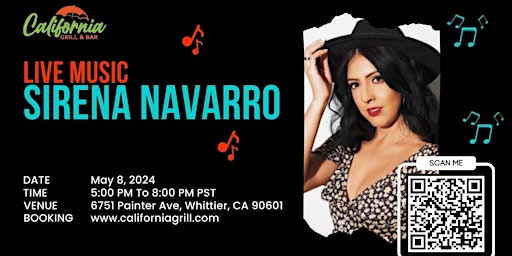 Imagem principal do evento Live Music Featuring "Sirena Navarro"