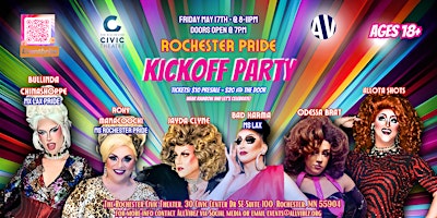 Hauptbild für Rochester Pride Kick Off Party