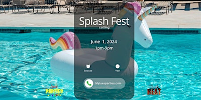 Imagem principal do evento Splash Fest - Ultimate Adult Fun Day 21+