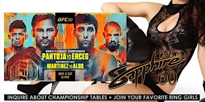 UFC 301 Watch Party at Sapphire New York primary image