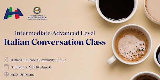 Italian Conversation Class - Intermediate/Advanced Level  primärbild