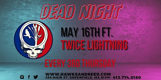 Immagine principale di Dead Night at Hawks & Reed ft. Twice Lightning 