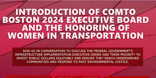 Primaire afbeelding van Honoring Women in Transportation/2024 EBoard Transition