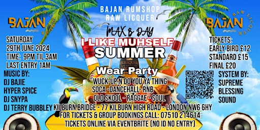I Like Muhself Summer Wear Party (Max Birthday)  primärbild
