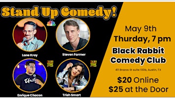 Imagem principal do evento Black Rabbit Comedy Club: Thursday Night Showcase