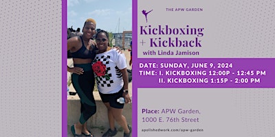 Kickboxing + Kickback with Linda Jamison primary image