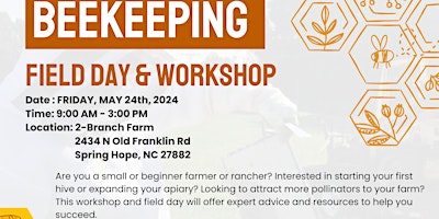 Imagem principal do evento Beekeeping Field Day and Workshop