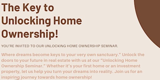 The Key to Unlocking Home Ownership primary image