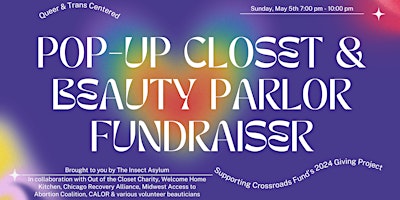 Imagem principal do evento Queer & Trans Focused Pop-Up Closet w/ "Out of the Closet Charity!"