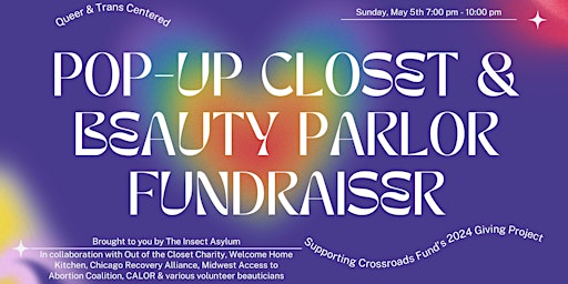 Primaire afbeelding van Queer & Trans Focused Pop-Up Closet w/ "Out of the Closet Charity!"