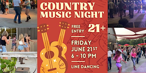Image principale de Country Music Night with Line Dancing