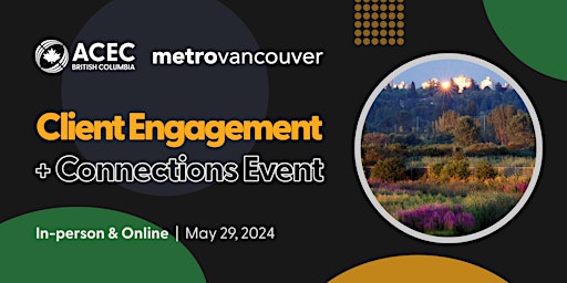 Imagem principal do evento Client Engagement Event with Metro Vancouver