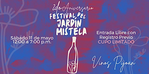 2do Festival del Jardín de la Mistela primary image