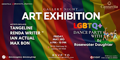 Imagem principal do evento ART EXHIBITION + LGBTQ ‍ DANCE PARTY