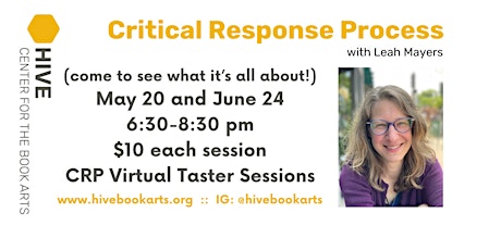 Virtual Critical Response Process TASTER Sessions!