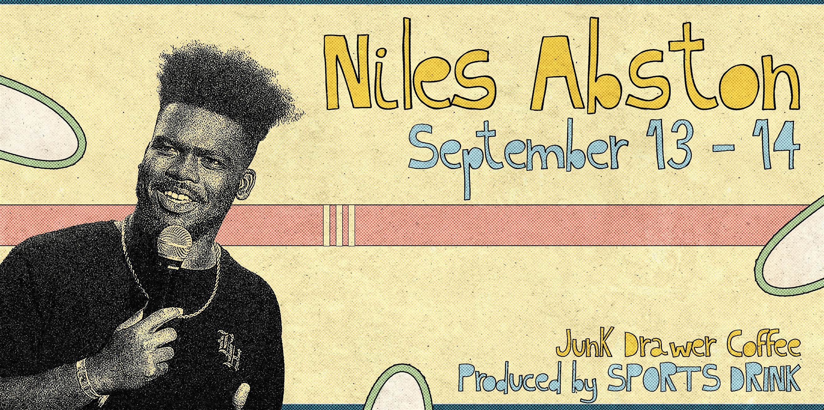 Niles Abston at JUNK DRAWER COFFEE (Friday - 9:00pm Show)