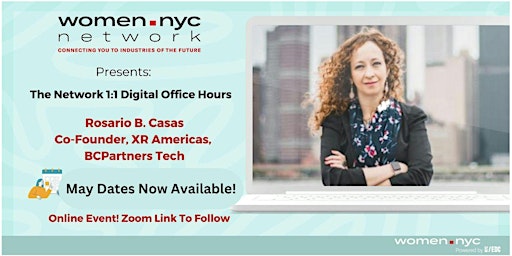Imagen principal de Women.NYC Network | 1:1 Digital Office Hours w/ Rosario B. Casas