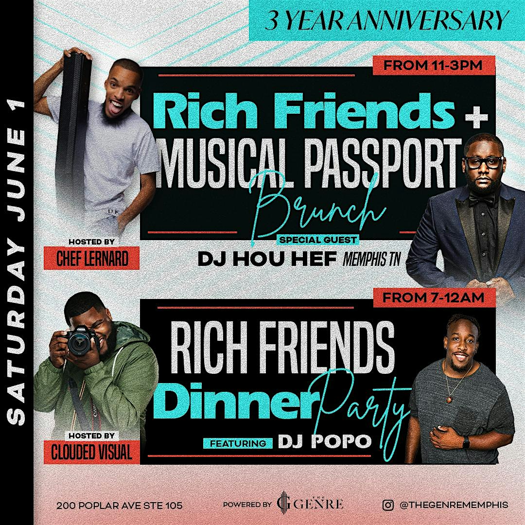 Rich Friend Dinner Party  Ft DJ POPO from ATL