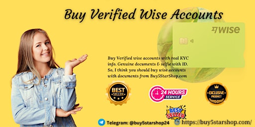 Image principale de Top 9 site to Buy Verified wise accounts with real KYC info- Your Guide here Live