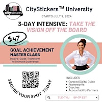 Imagem principal de CityStickers™ Dreams & Visions VIRTUAL MASTER CLASS