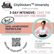 CityStickers™ Dreams & Visions VIRTUAL MASTER CLASS