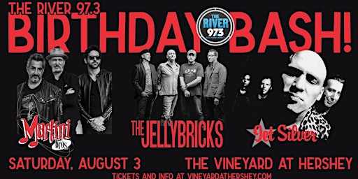 Primaire afbeelding van The River  97.3 FM  Birthday Bash at The Vineyard at Hershey