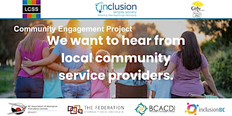 Community Engagement Project - Service Providers - Option A