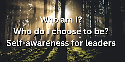 Primaire afbeelding van Who am I? Who do I choose to be? Self-awareness for leaders