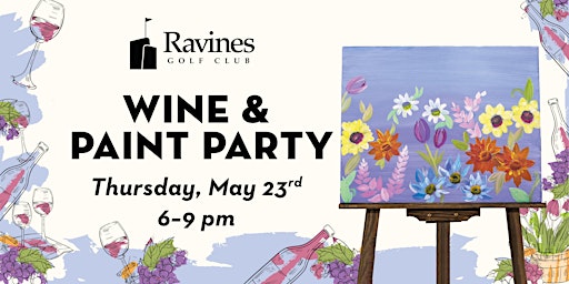 Imagem principal do evento Ravines Wine & Paint Party