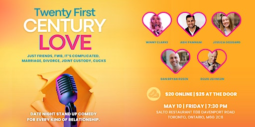 Primaire afbeelding van 21ST CENTURY LOVE A STAND UP COMEDY SHOW ABOUT MODERN RELATIONSHIPS