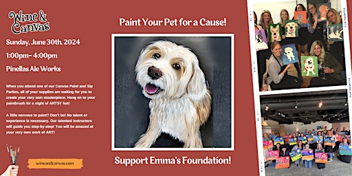 Imagem principal do evento Pinellas Paint Your Pet – A Paw-Some Fundraiser